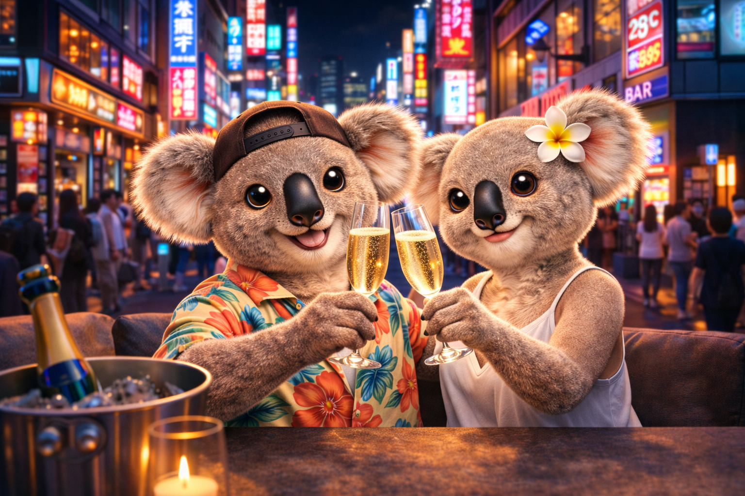 Koala couple Tokyo