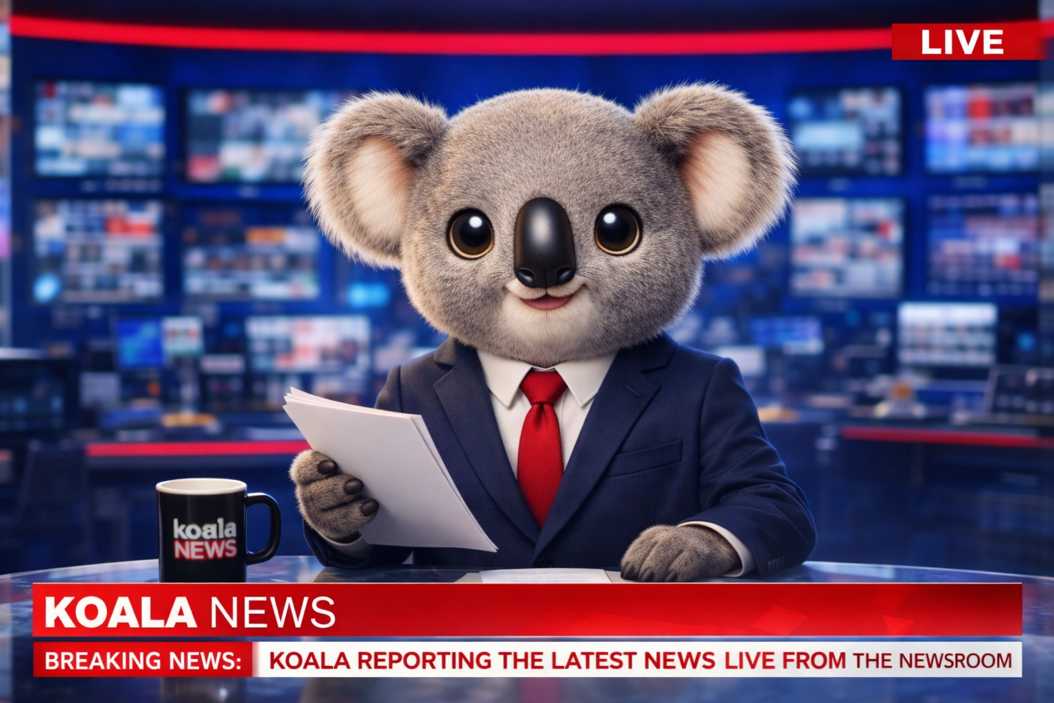 Newsroom koala